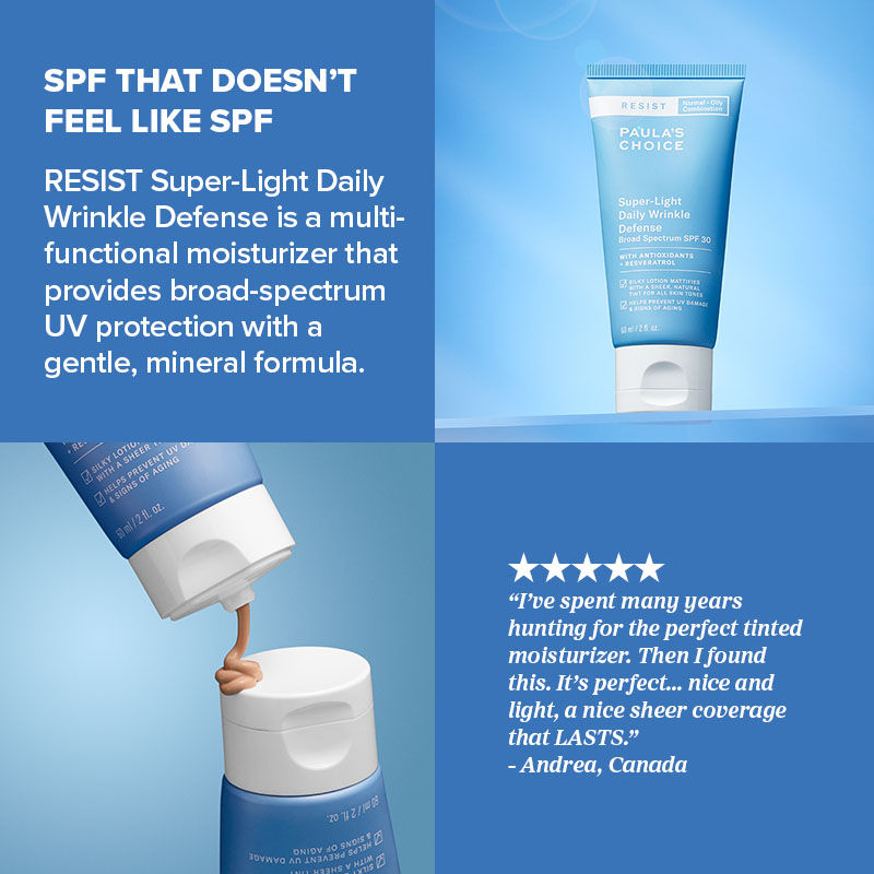 Paula's Choice Resist Super-Light Daily Wrinkle Defense SPF 30, 60ml