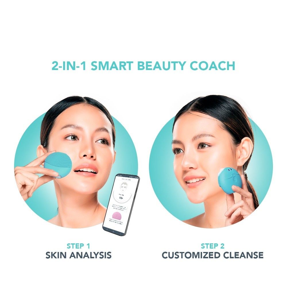 FOREO LUTM Play Smart 2 Smart Skin Alysis And Facial Cleansing Device - Mint For You, 1 pieces