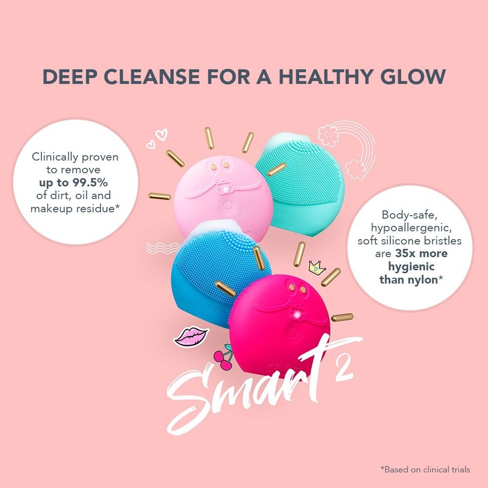 FOREO LUTM Play Smart 2 Smart Skin Alysis And Facial Cleansing Device - Mint For You, 1 pieces