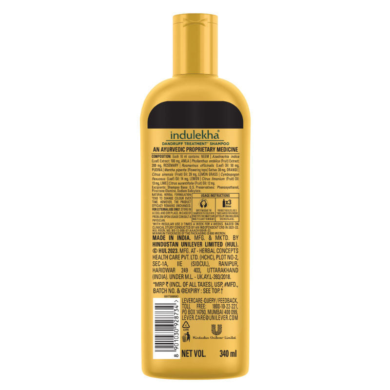 Indulekha Dandruff Treatment Shampoo, 340ml Buy at Indicrest Image 2