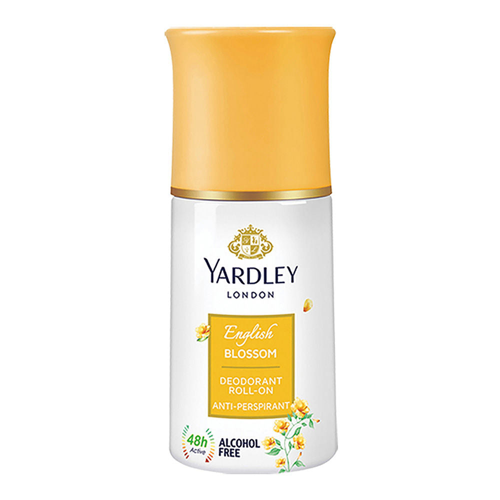 Yardley London English Blossom Deodorant Roll-On Anti-Perspirant, 50ml Buy at Indicrest Image 3