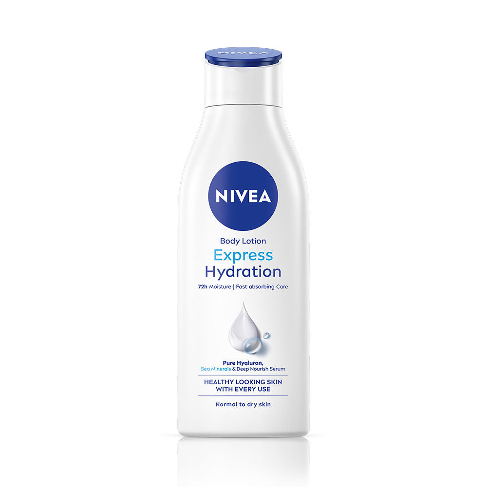 Nivea Express Hydration BODY LOTION with Sea Minerals - 5 in 1 COMPLETE CARE for 48H Moisturization, 200ml Buy at Indicrest