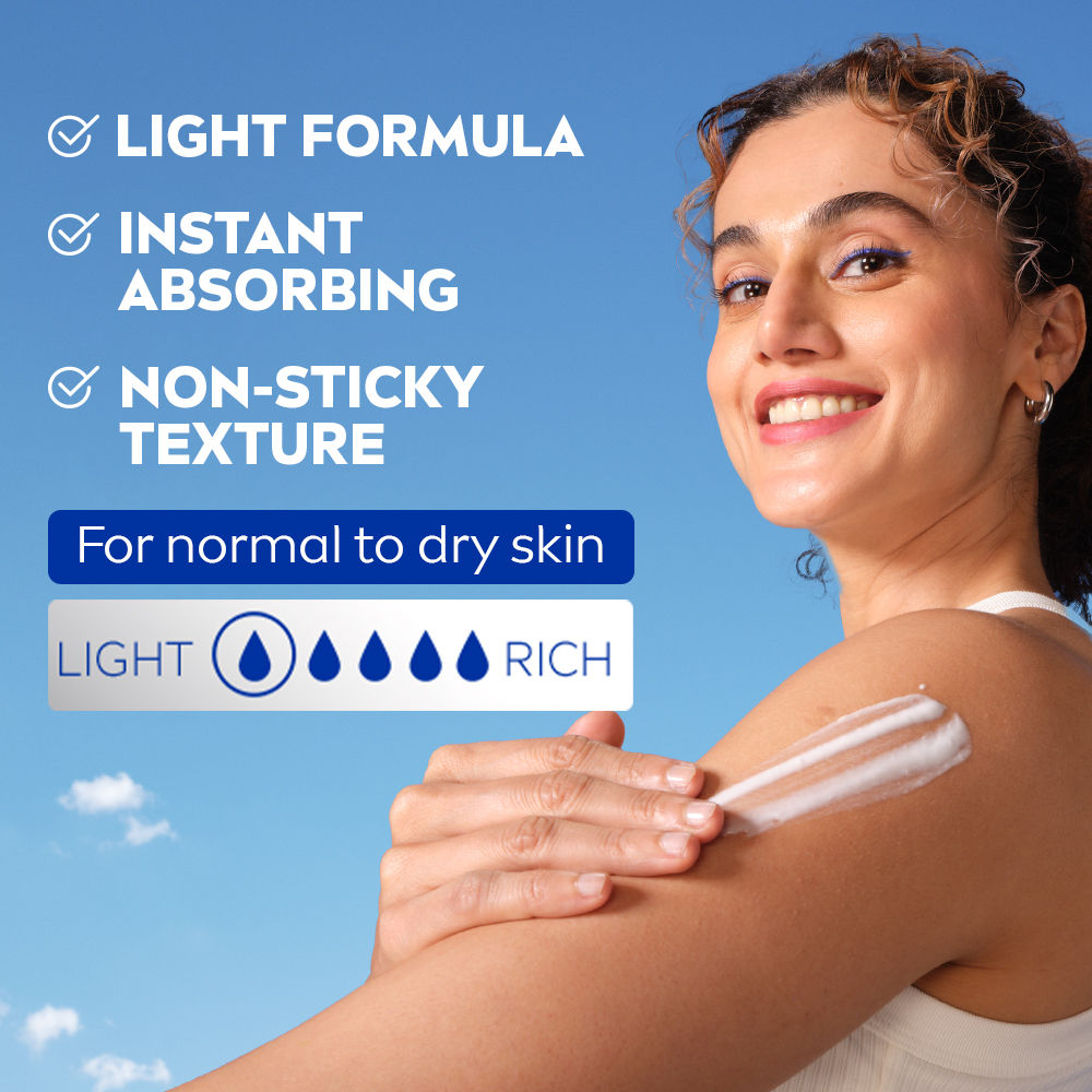 Nivea Express Hydration BODY LOTION with Sea Minerals - 5 in 1 COMPLETE CARE for 48H Moisturization, 400ml Buy at Indicrest Image 5