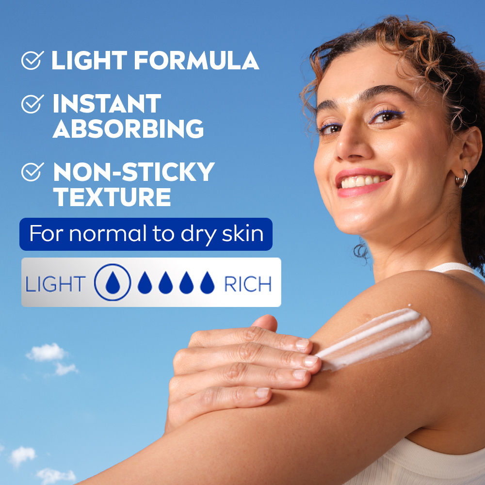 Nivea 100% NATURAL ALOEVERA Body lotion- 5 in 1 COMPLETE CARE for 72H Refreshing moisturization, 400ml Buy at Indicrest Image 5