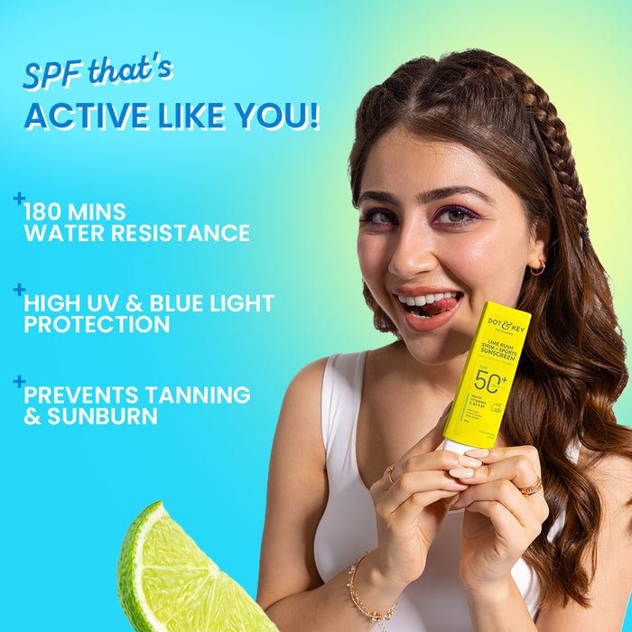 Dot & Key Swim + Sports Sunscreen SPF 50+ (Water Resistant) 50g Buy at Indicrest Image 5