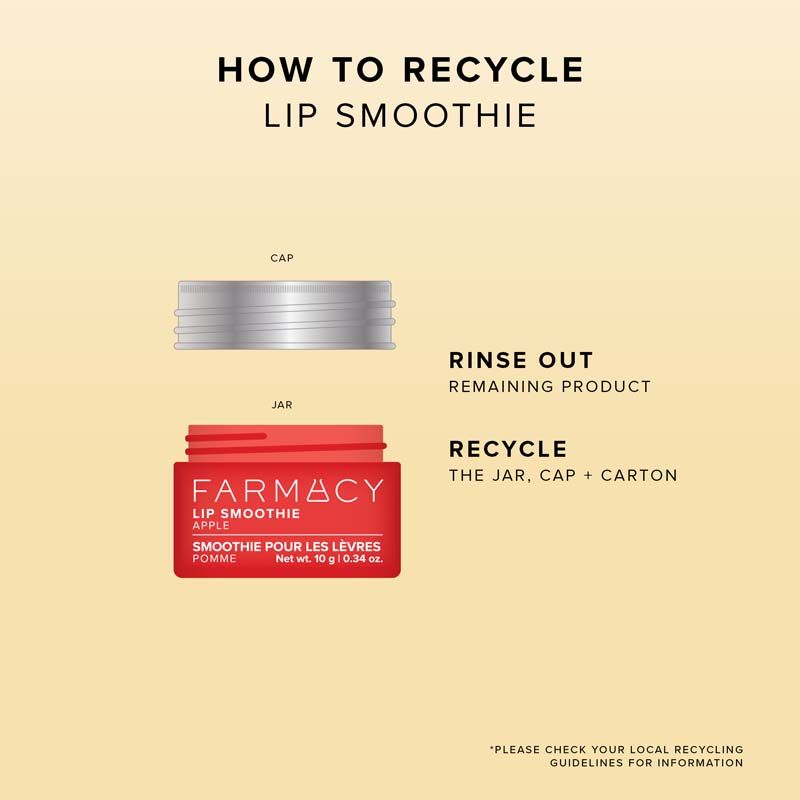 Farmacy Beauty Lip Smoothie - Strawberry, 10g