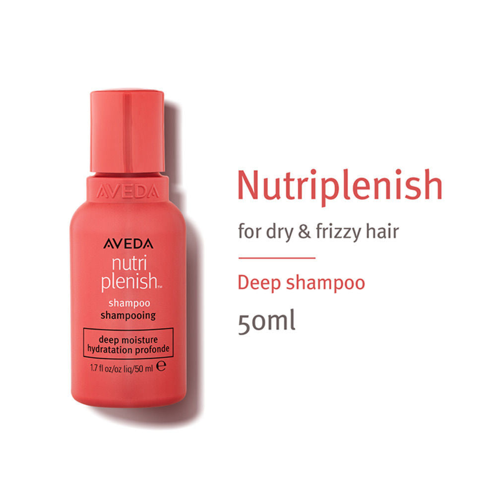 Aveda Nutriplenish Deep Hydration Shampoo for Dry & Frizzy Hair with Coconut Oil - Mini, 50ml, Buy from Indicrest