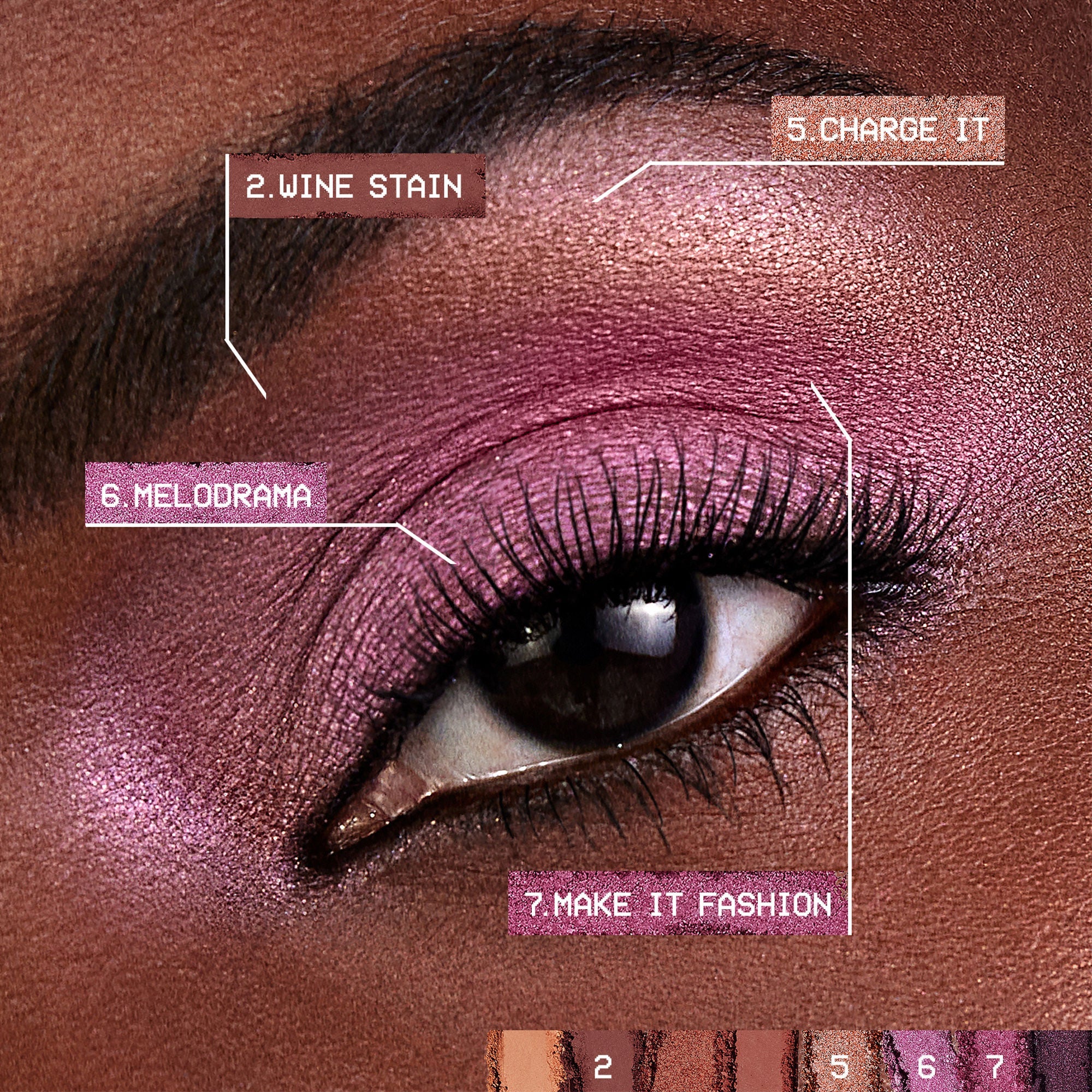 Smashbox Always On Eye Shadow Palette Bougie Vibes, 6.84g