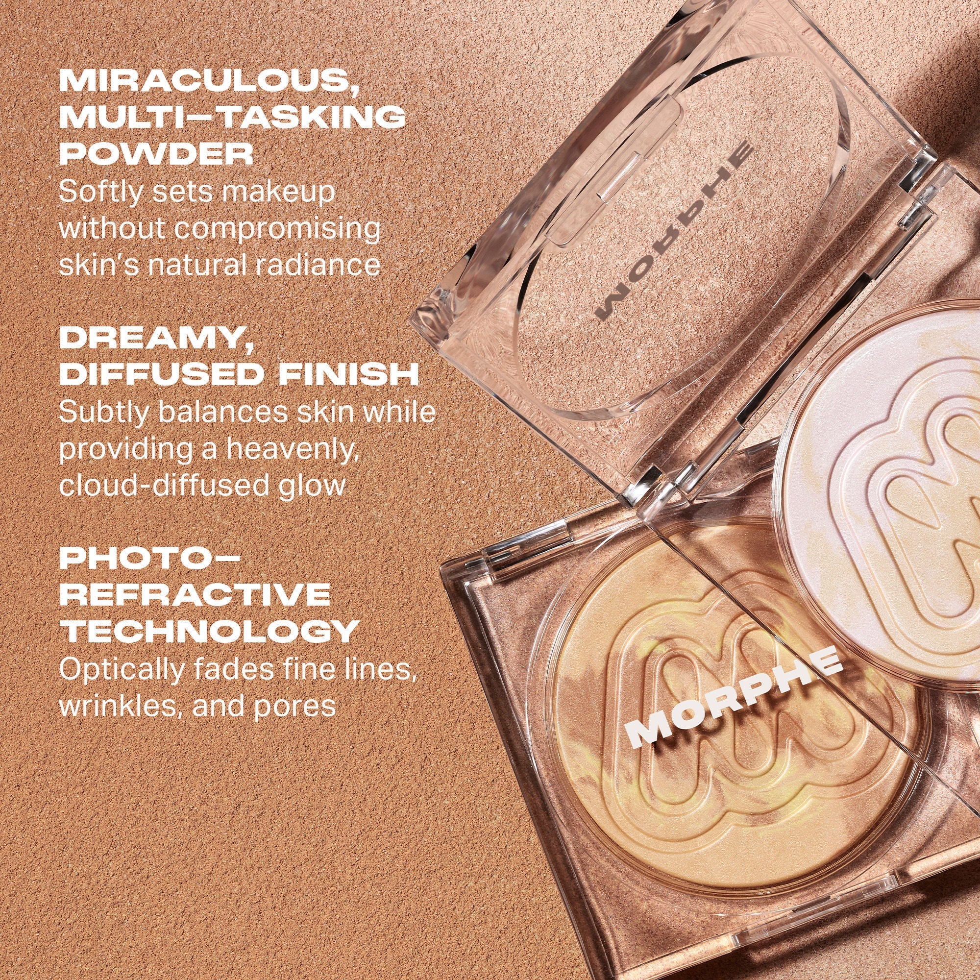 MORPHE Cloudlight Soft Glow Veil Pressed Powder - Sunrise, 8g