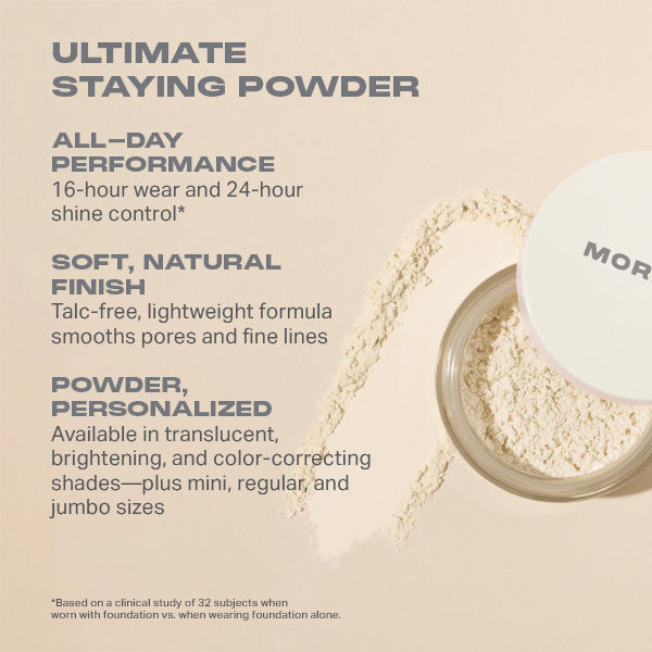 MORPHE Mini Bake & Set Setting Powder - Brightening Pink, 2.6g