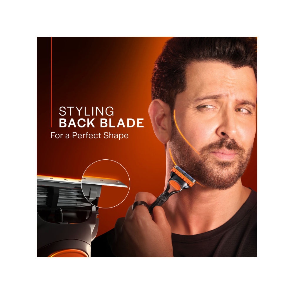 Gillette Fusion Proglide FlexBall Manual Shaving Razor Blades for men, 4 pcs. Buy at Indicrest Image 3