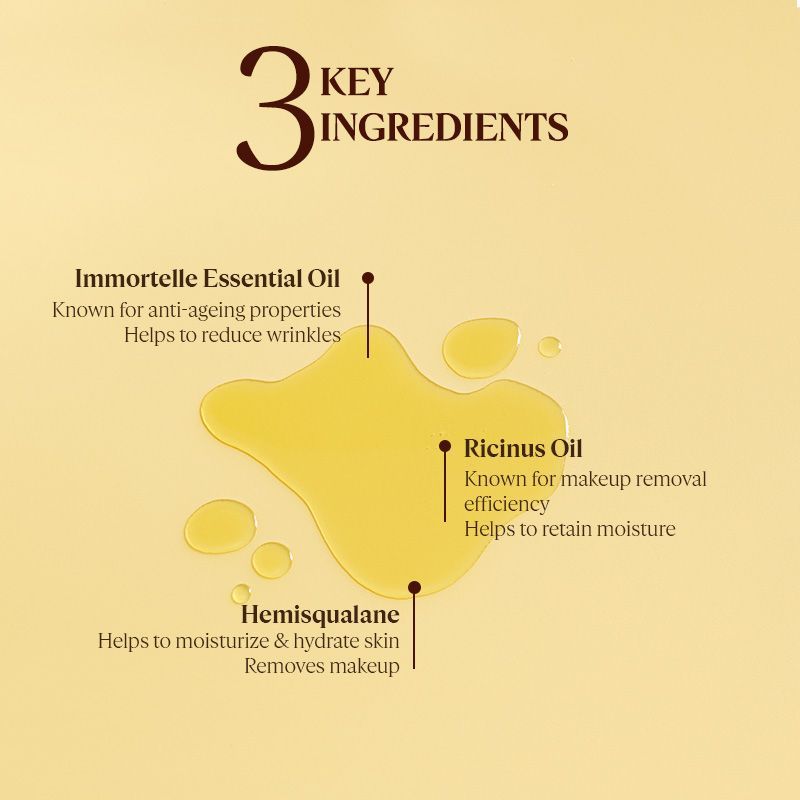 L'Occitane Immortelle Precious Cleansing Oil - Makeup Remover, 200ml