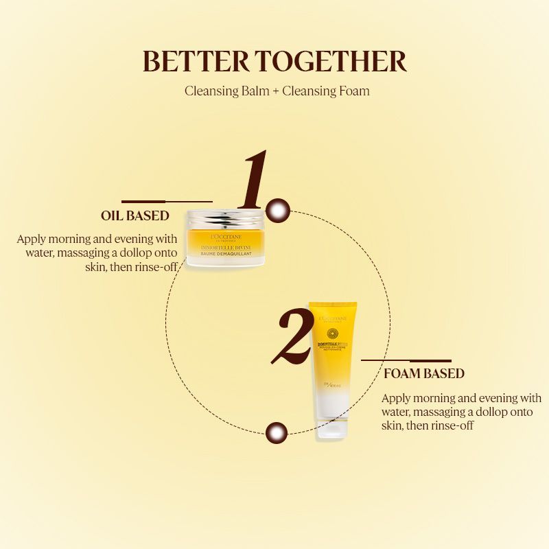 L'Occitane Immortelle Divine Cleansing Balm - Makeup Remover, 60 g