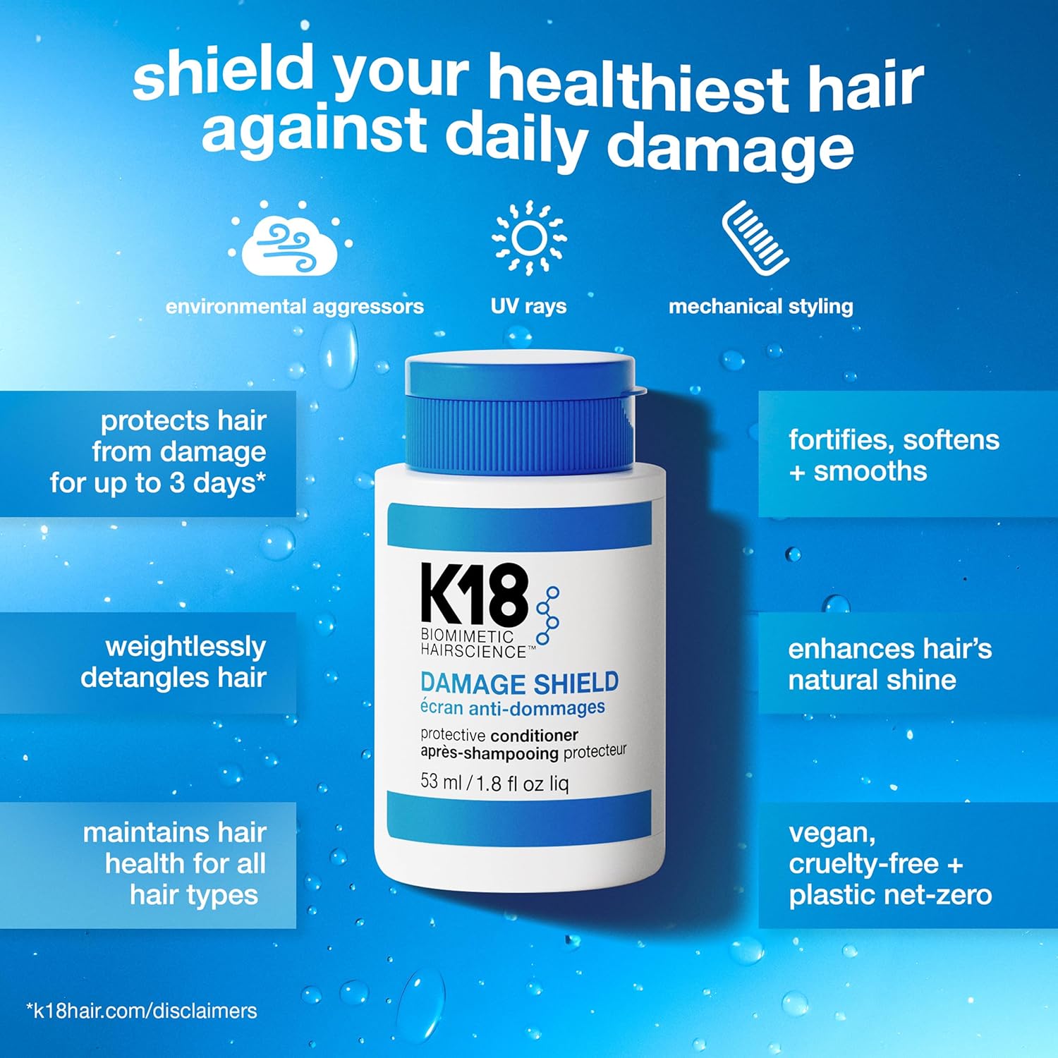 K18 DAMAGE SHIELD Protective Conditioner, 53ml
