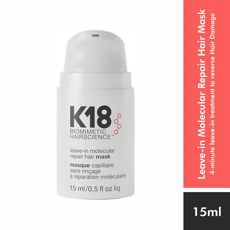 K18 Leave-in Molecular Repair Hair Mask, 15ml, Buy from Indicrest