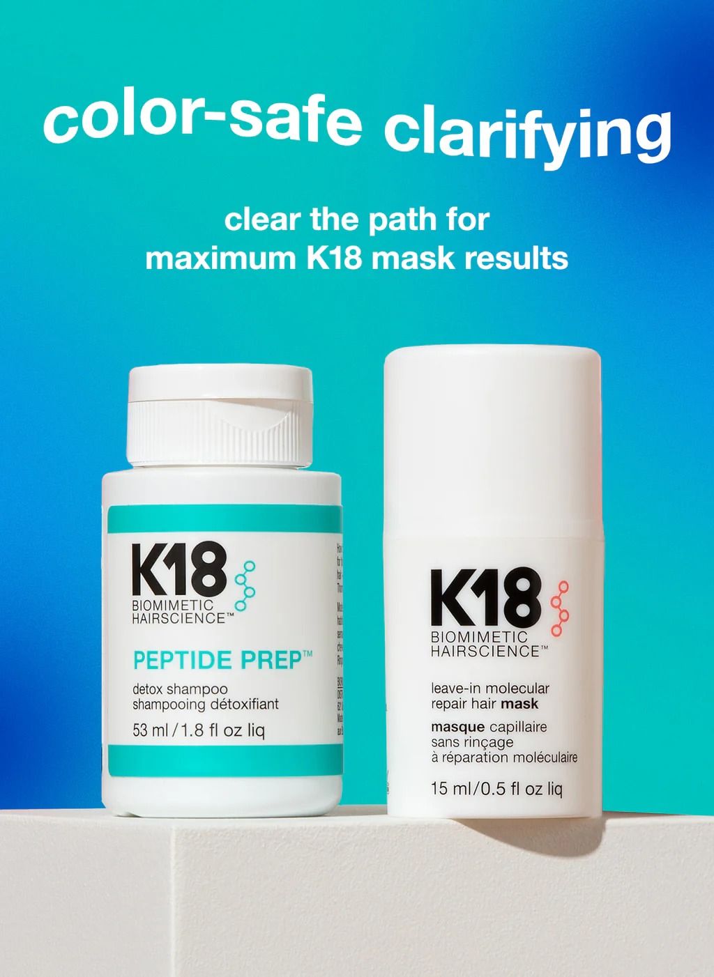 K18 PEPTIDE PREP Detox Shampoo, 53ml
