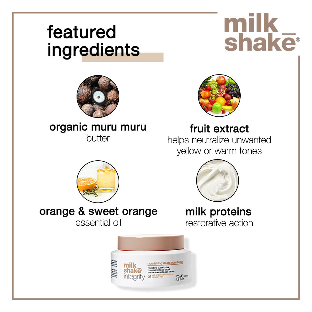 Milkshake Integrity Nourishing Muru Muru Butter, 200ml