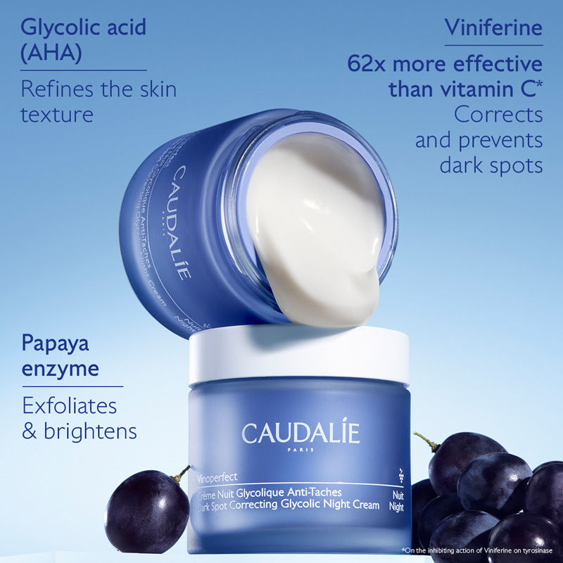 Caudalie Vinoperfect Dark Spot Correcting Glycolic Night Cream, 50ml