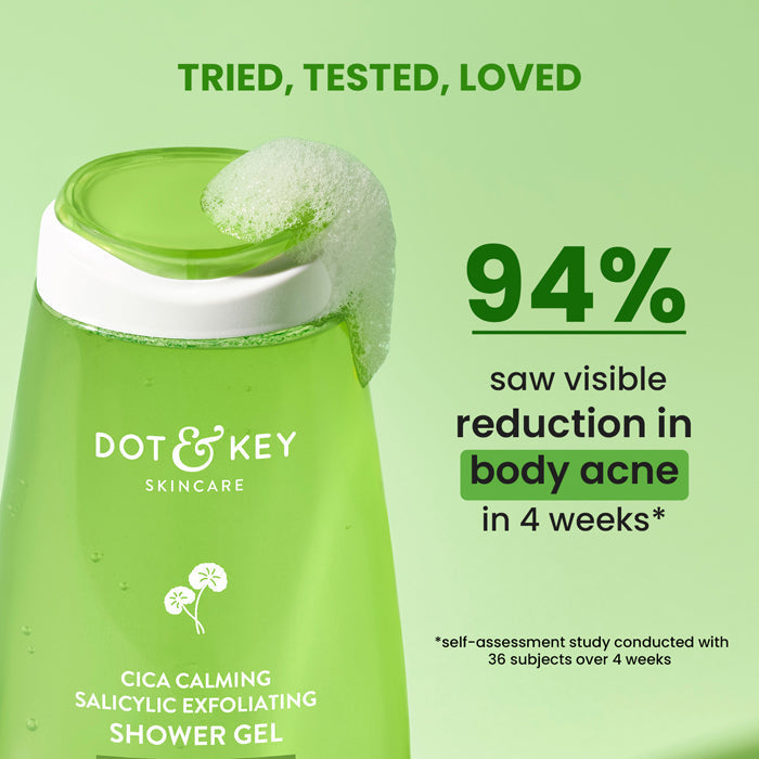 Dot & Key Cica + 1% Salicylic Acid Exfoliating Shower Gel, 250ml Buy at Indicrest Image 4