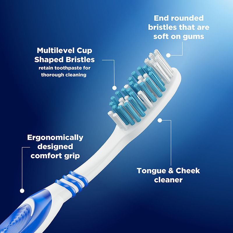 Oral-B Cavity Defense Bacteria Fighter Toothbrush - Soft (Pack of 6) Buy at Indicrest Image 7