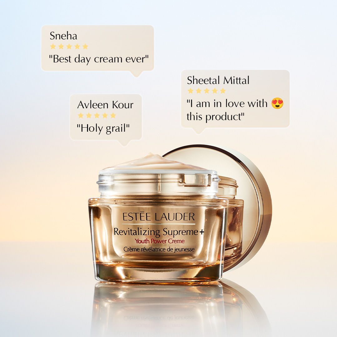 Estee Lauder Revitalizing Supreme+ Youth Power Creme Moisturizer with Hyaluronic Acid & Caffeine, 75ml