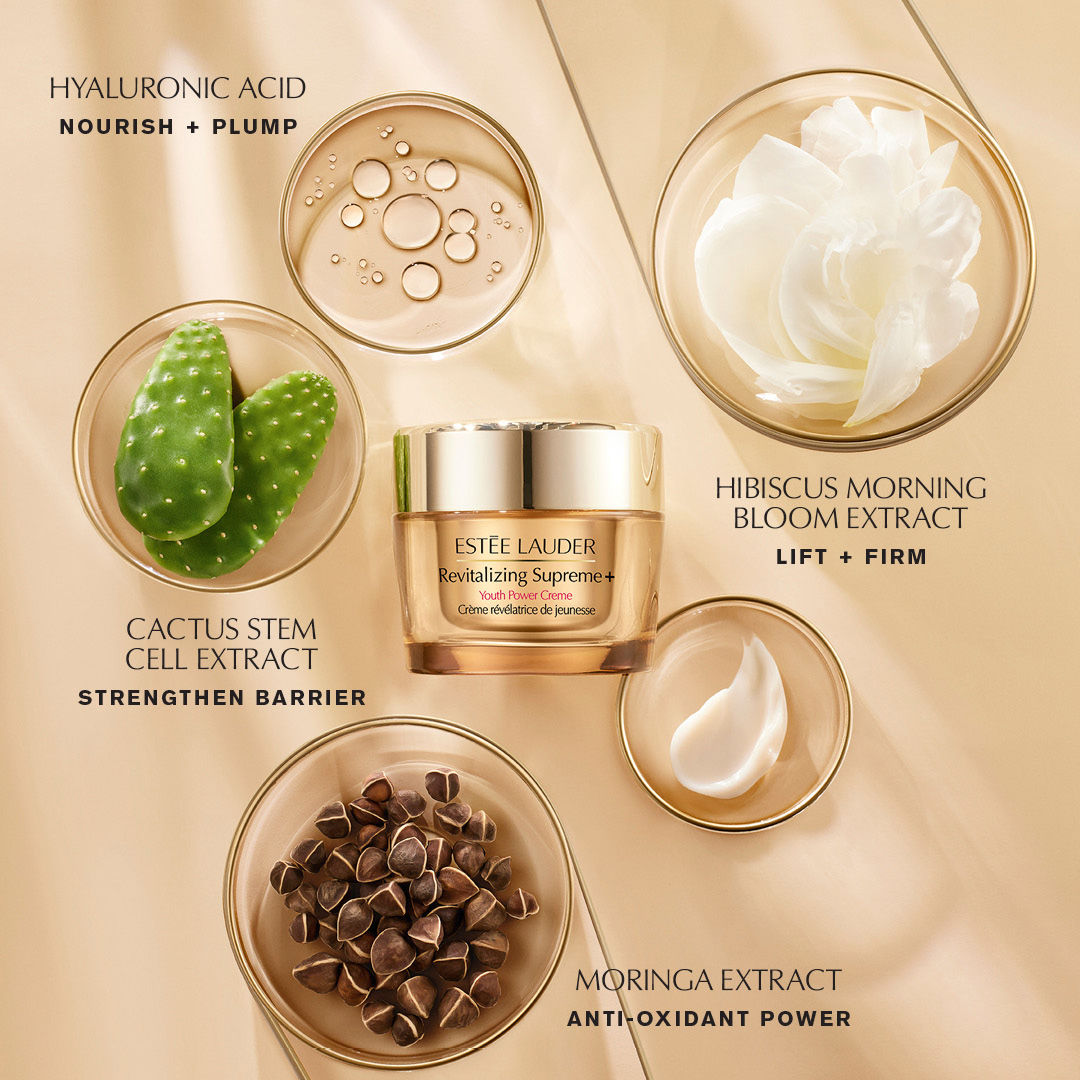 Estee Lauder Revitalizing Supreme+ Youth Power Creme Moisturizer with Hyaluronic Acid & Caffeine, 30ml