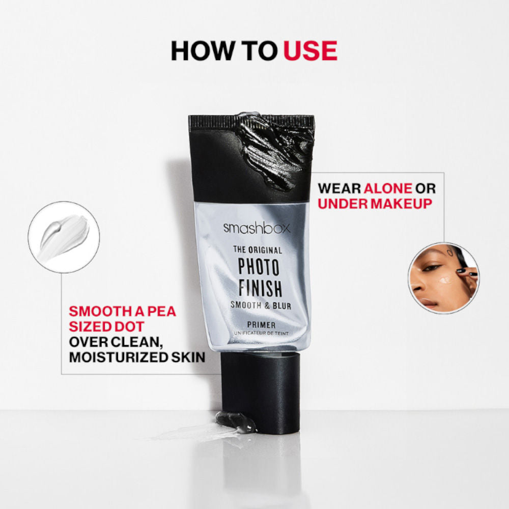Smashbox The Original Photo Finish Smooth & Blur Primer with Vitamin A & E - Travel Size, 10ml