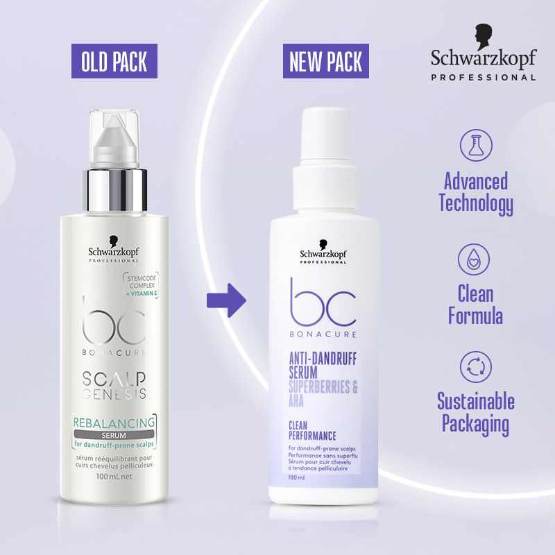 Schwarzkopf Professional Bonacure Anti-Dandruff Serum with Superberries & AHA, 100ml Buy at Indicrest Image 9