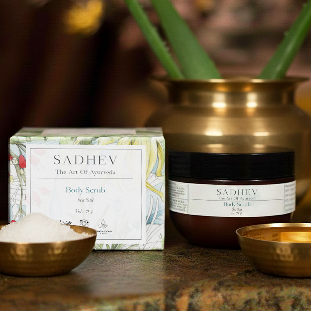 SADHEV Sea Salt Body Scrub, 75g