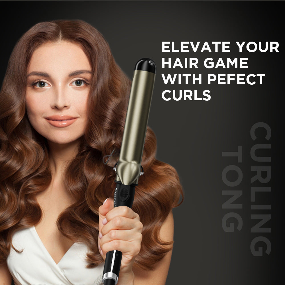Ikonic Professional Curling Tong Hair Curler, Size 32 Buy at Indicrest Image 5