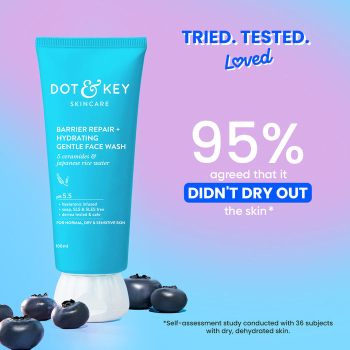 Dot & Key Barrier Repair Gentle Hydrating Face Wash, 100ml Buy at Indicrest Image 3