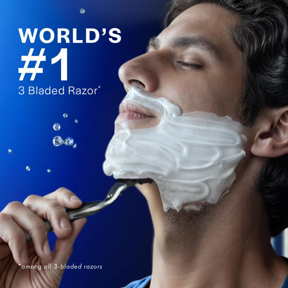 Gillette Mach 3 Shaving Razor + 2 Shaving Blade (Cartridge) Buy at Indicrest Image 8