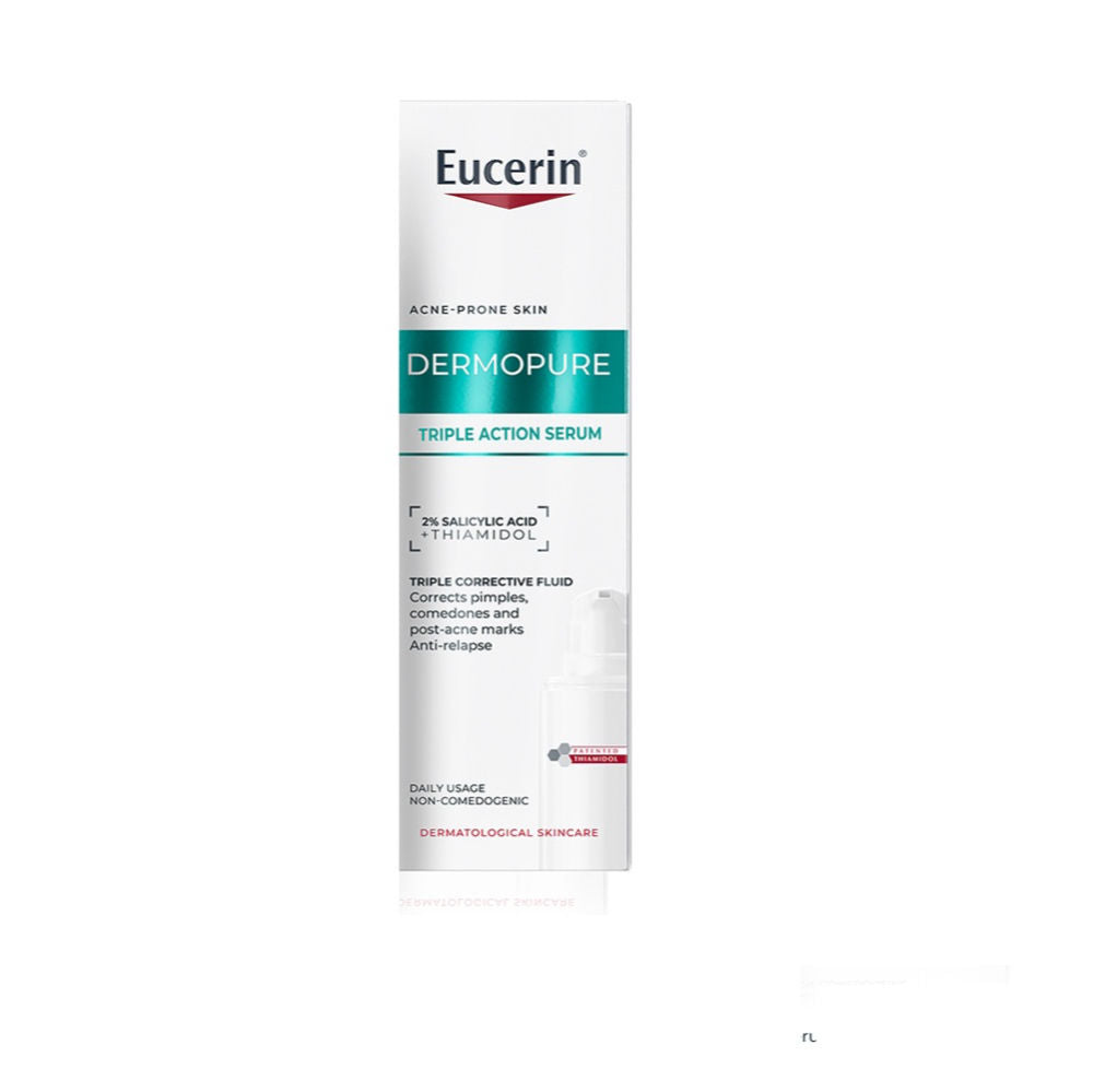 Eucerin Dermopurifyer Oil Contrl 3X Effect Face Serum-Thiamidol & Salicylic Acid For Acne-Prone Skin, 40ml