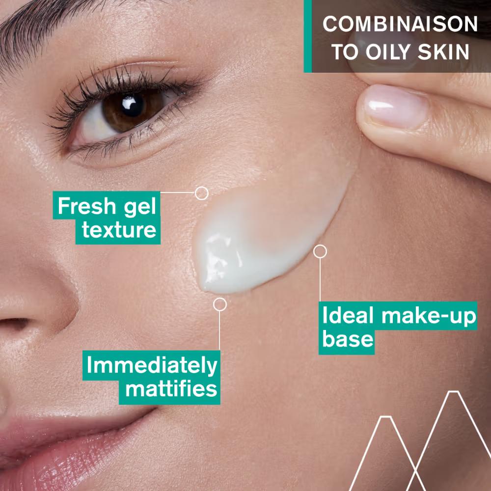 Uriage Hyseac Matifying Emulsion Face Cream Combition to Oily Skin Controls Shine & Tightens Pores, 40ml