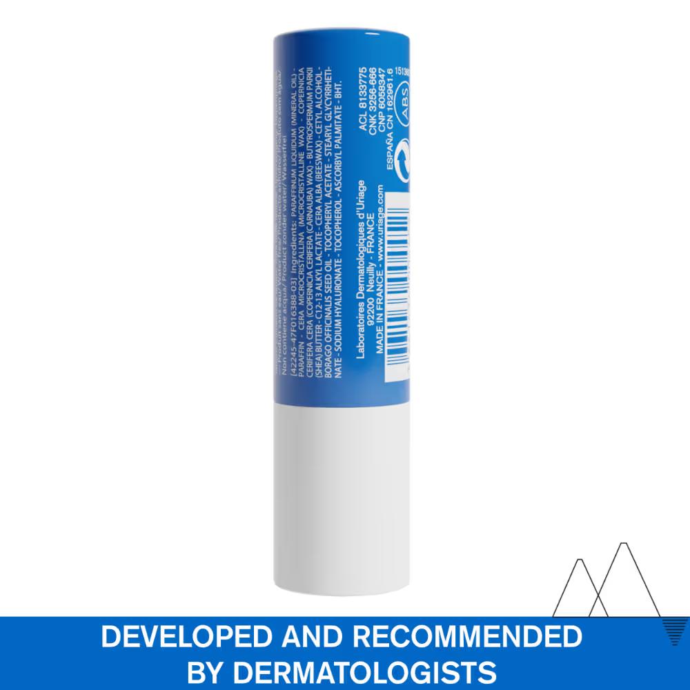 Uriage Xemose Lip Balm Shea Butter Vitamin C Dermat Recommended for Very Dry Sensitive Chapped Lips, 4g