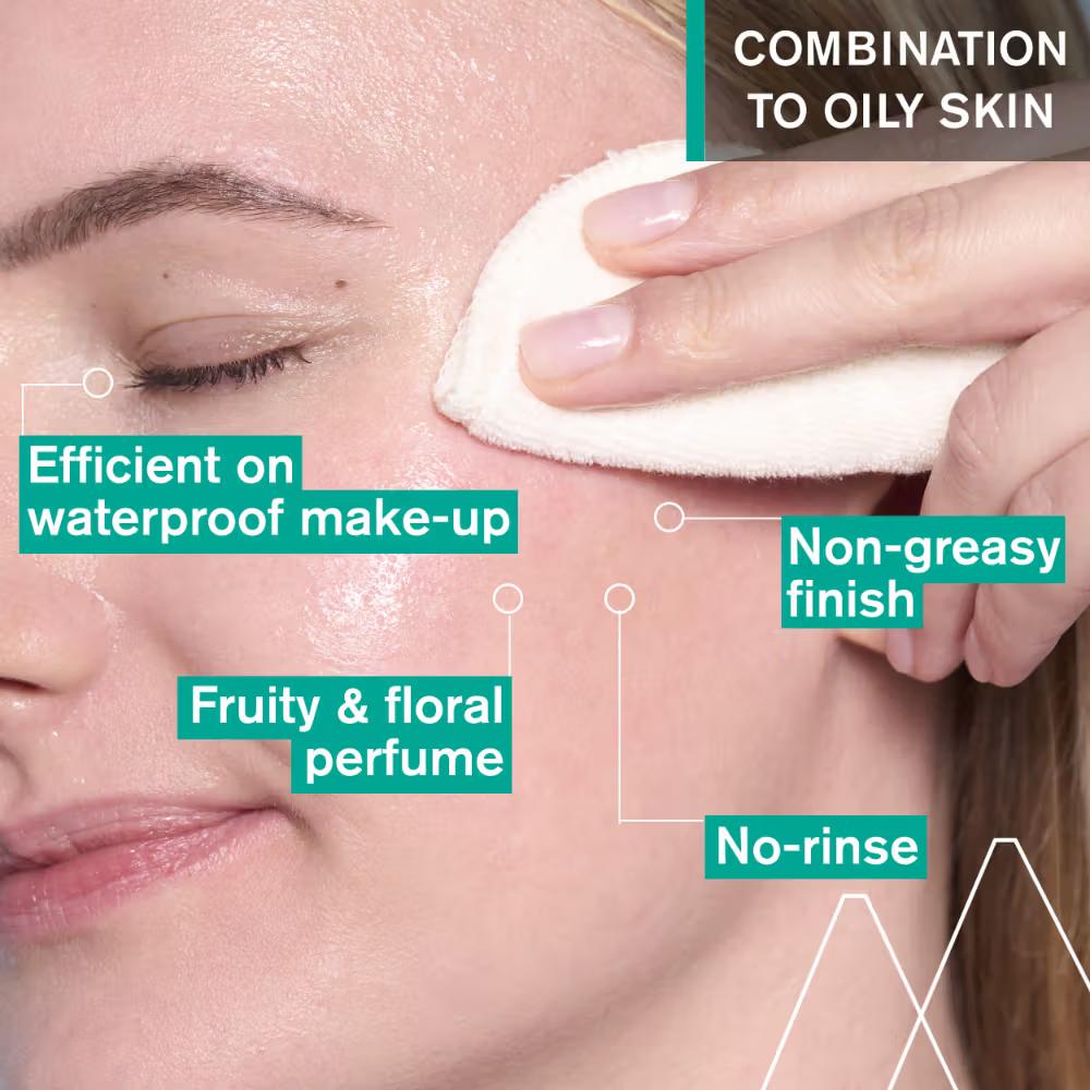 Uriage Thermal Micellar Water Normal - Dry Skin Removes Makeup From Face & Eyes Dermat Recommended, 250ml