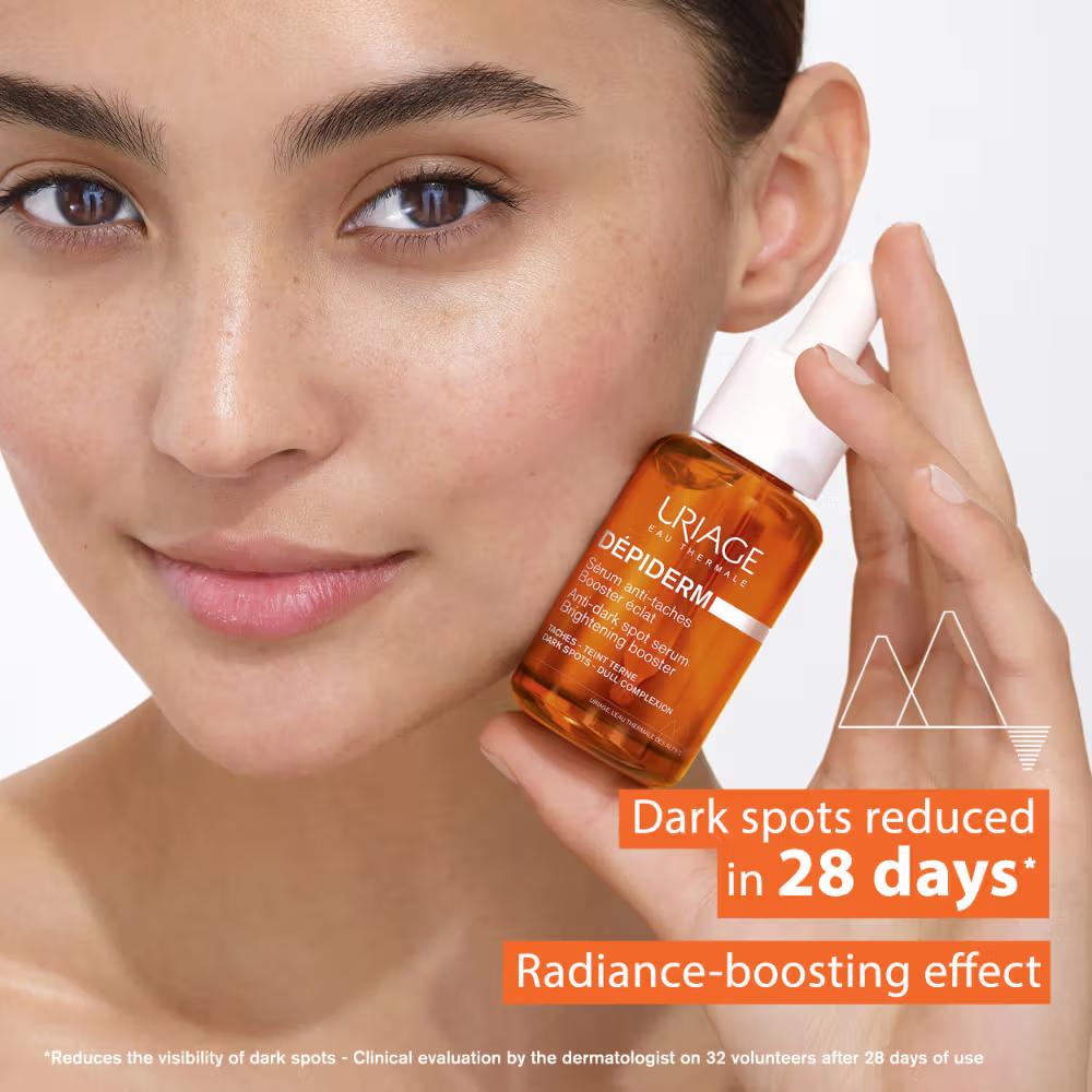 Uriage Depiderm 20% Vitamin C Anti-Dark Spot Serum Reduces Hyperpigmentation, Melasma & Dark Spots, 30ml