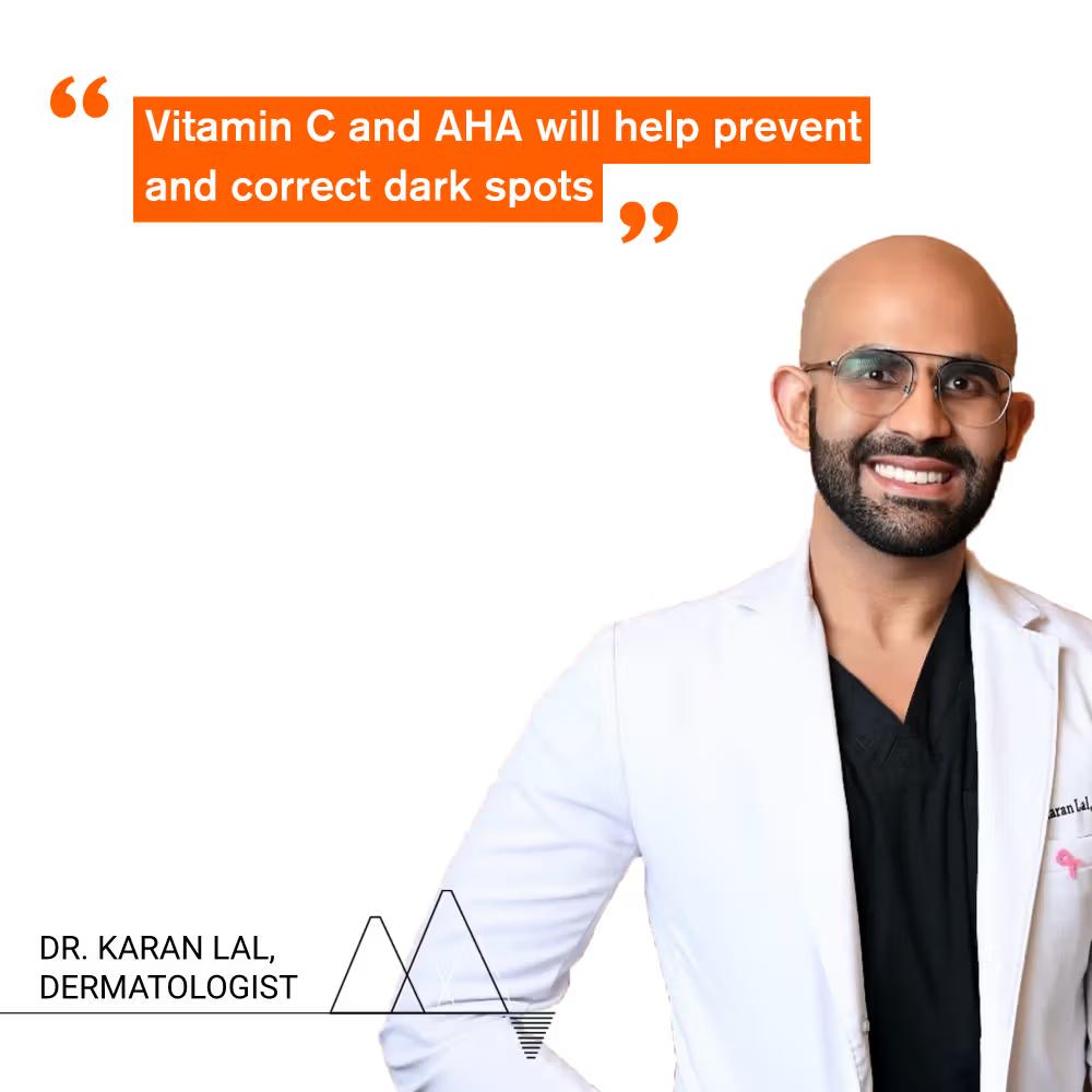Uriage Depiderm Anti-Dark Spot Face Cream 3% AHA & Vitamin C for Melasma Prevents Dark Spots, 30ml