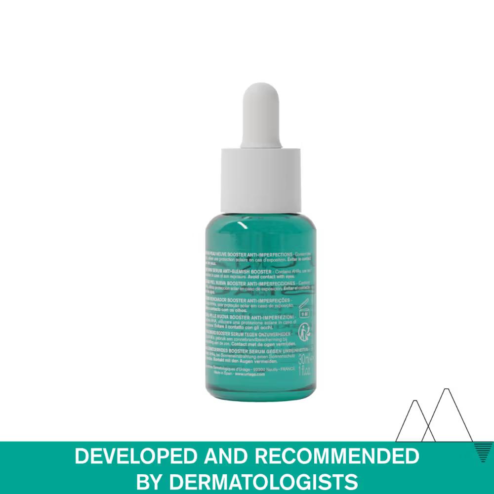 Uriage Hyseac Skin Anti-Blemish Serum 5.8% AHA for Hormonal Peak & Stress Acne Dermat Recommended, 30ml
