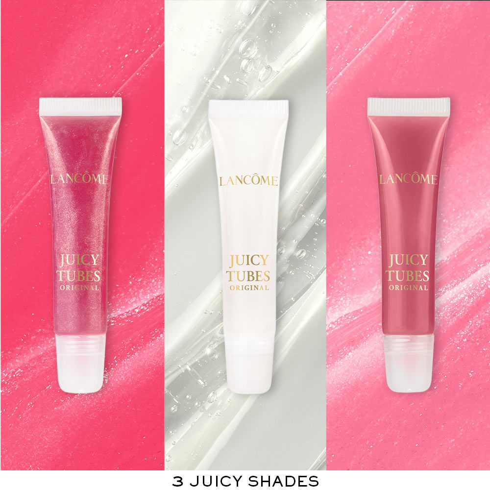 Lancome Limited Edition Juicy Tubes Trio Kit, High Shine Lip Gloss, 15ml