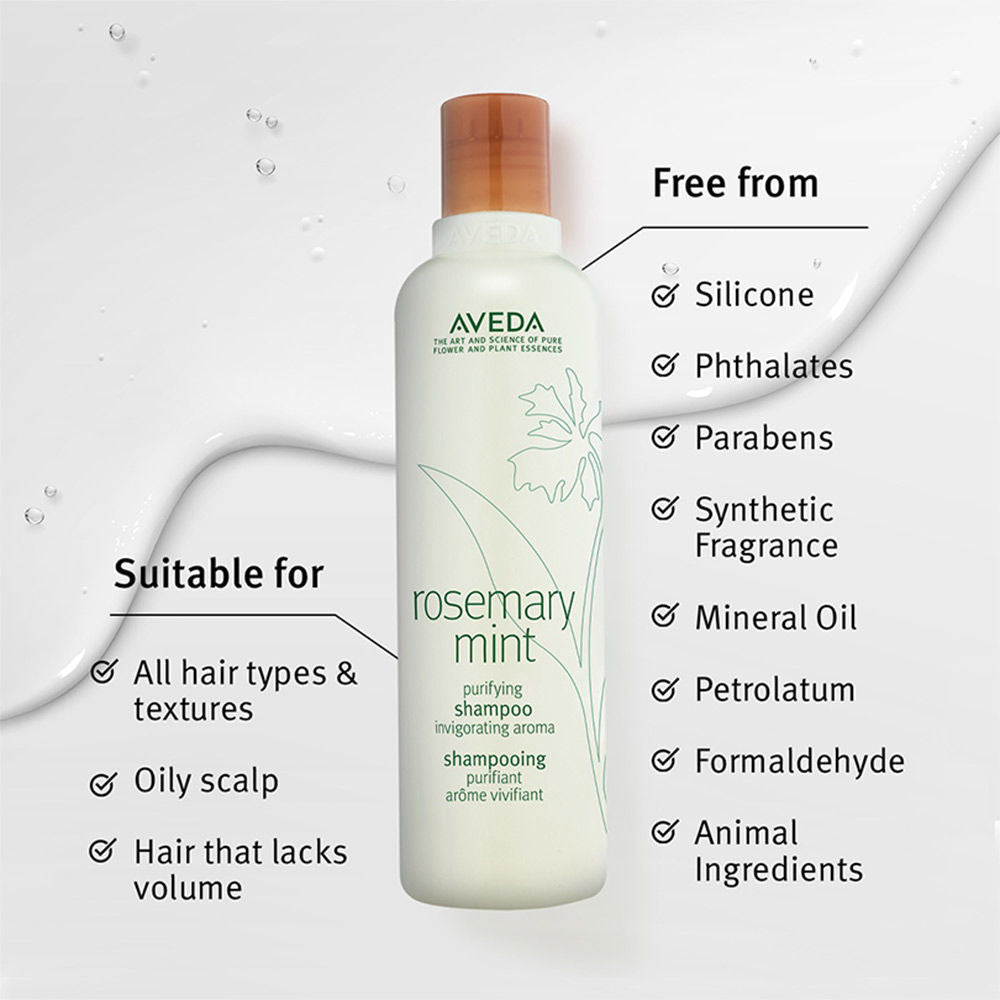 Aveda Rosemary Mint 2 Step Routine - Shampoo & Conditioner Combo, 500ml