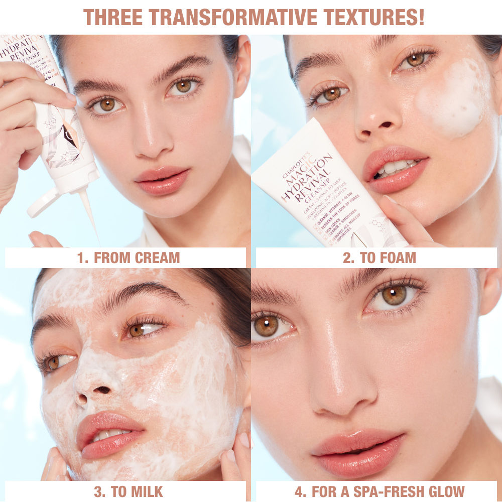 Charlotte Tilbury Hollywood Beauty Hydration Revival Cleanser Magic Cream, 120ml