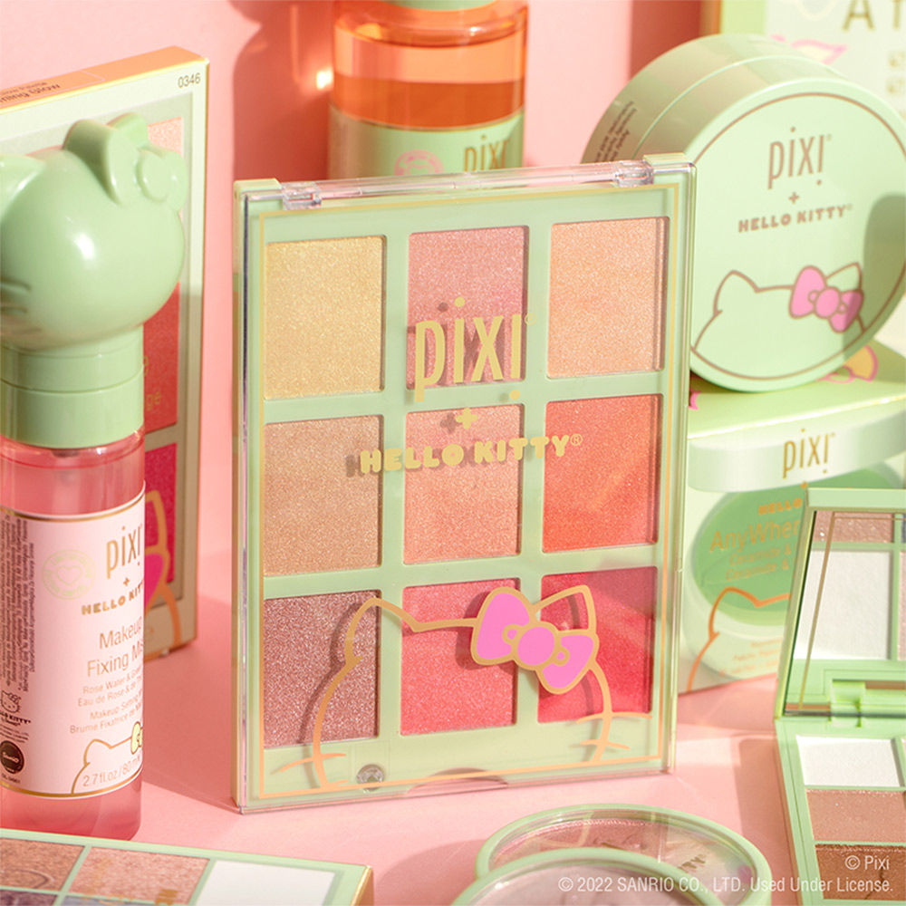 PIXI Hello Kitty Chrome Glow Palette - Charming, 25.2 g