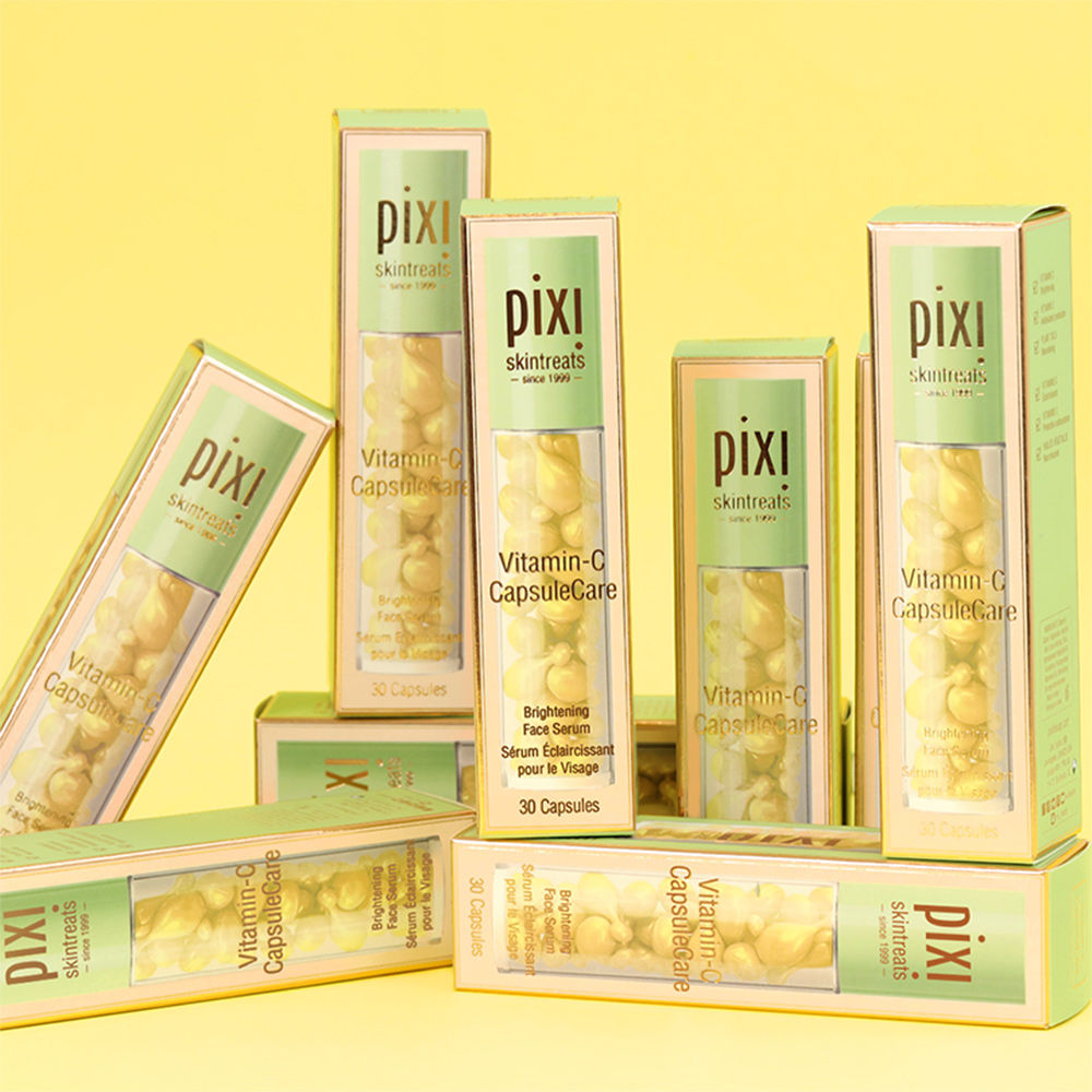 PIXI Vitamin-C Capsule Care Brighting Face Serum, 30 capsules