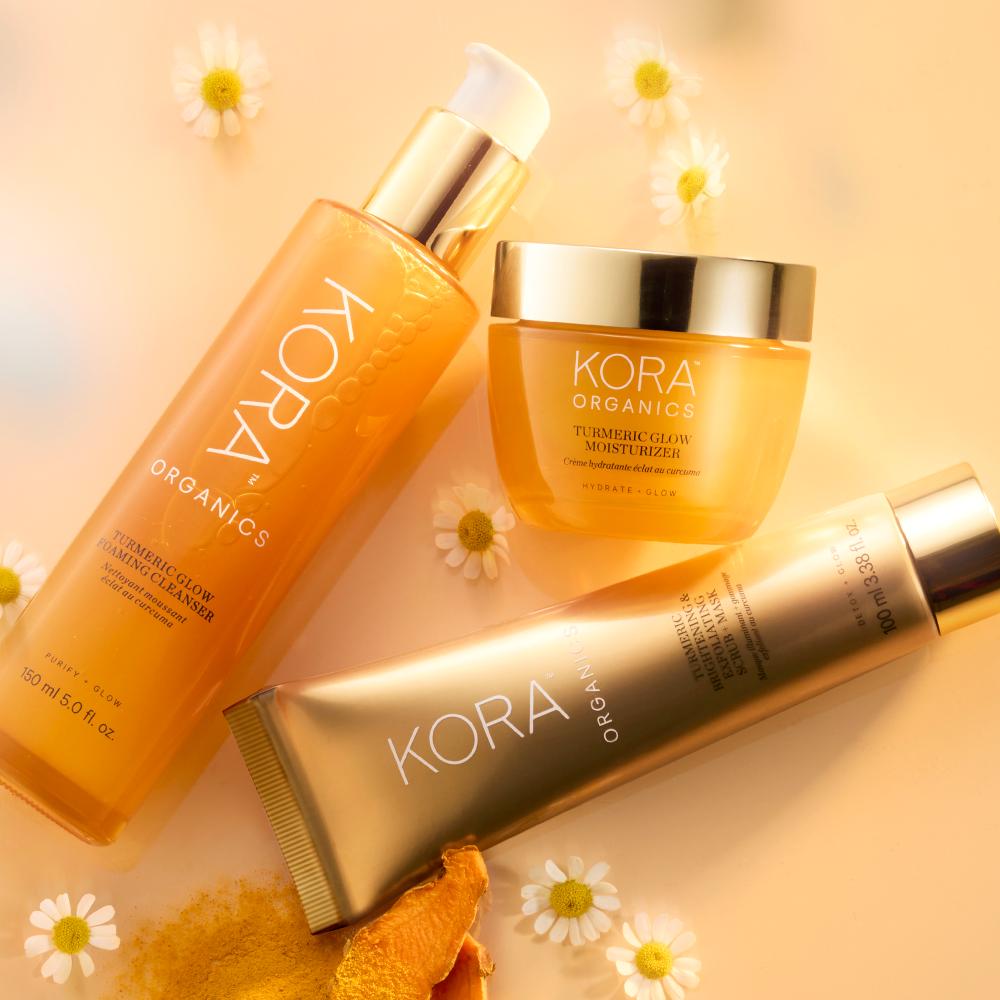 Kora Organics Turmeric Brightening & Exfoliating Scrub+ Mask With Rosehip For Smoother Brighter Skin, 100ml