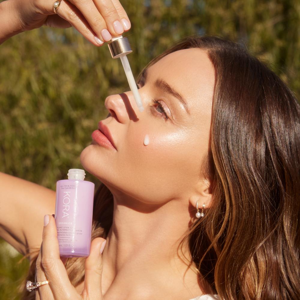 Kora Organics Plant Stem Cell Retinol Altertive Serum Firms Smooths Protect With Bakuchiol Rosehip, 30