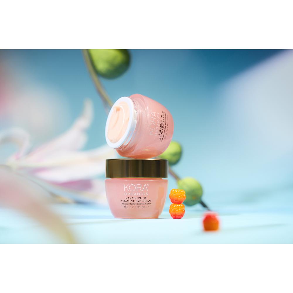 Kora Organics Kakadu Plum Vitamin C Eye Cream Target Fine Lines Wrinkles For Firm & Youthful Skin., 15