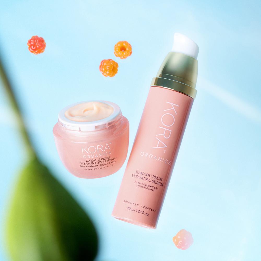 Kora Organics Kakadu Plum Vitamin C Eye Cream Target Fine Lines Wrinkles For Firm & Youthful Skin., 15