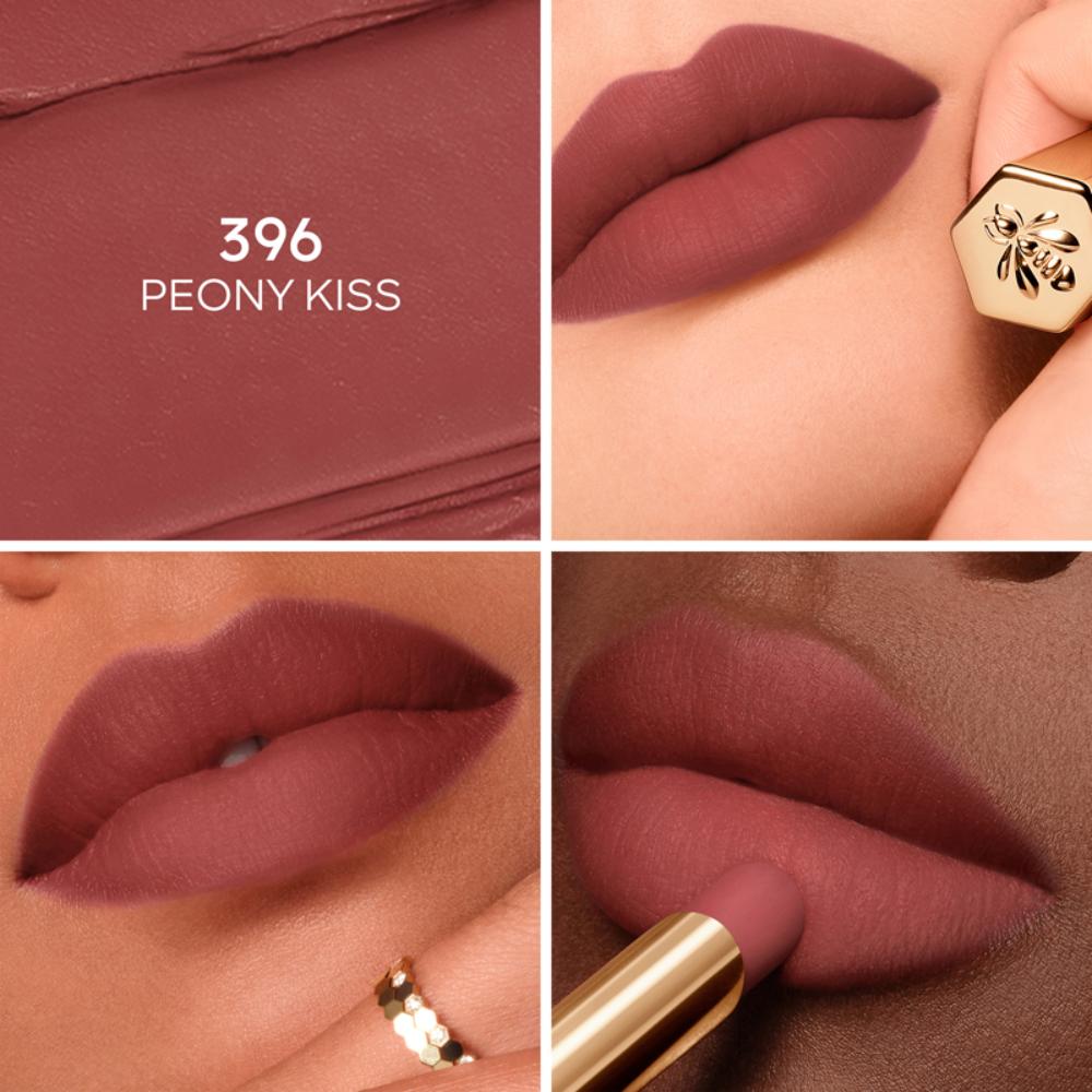 Guerlain Kisskiss Honey-Infused Intense Lipstick - 396 Peony Kiss, 1.85g
