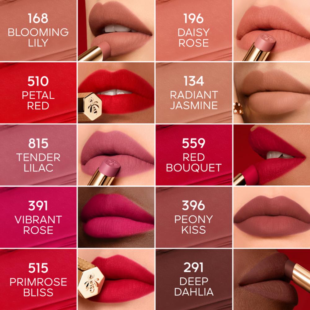 Guerlain Kisskiss Honey-Infused Intense Lipstick - 396 Peony Kiss, 1.85g